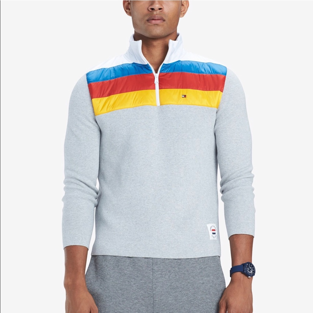 Tommy Hilfiger Men’s Anton Half-Zip Sweater